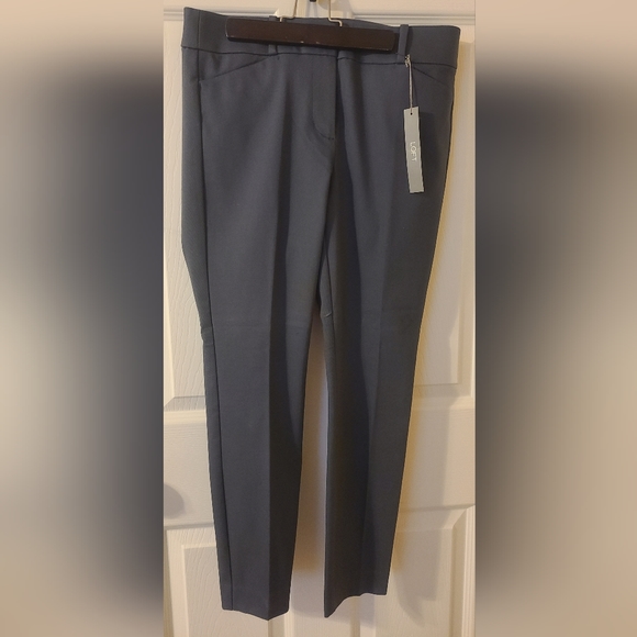 NWT Loft Petites Marisa Gray Trousers Skinny, Ankle Length, size 6 petite - Picture 4 of 9